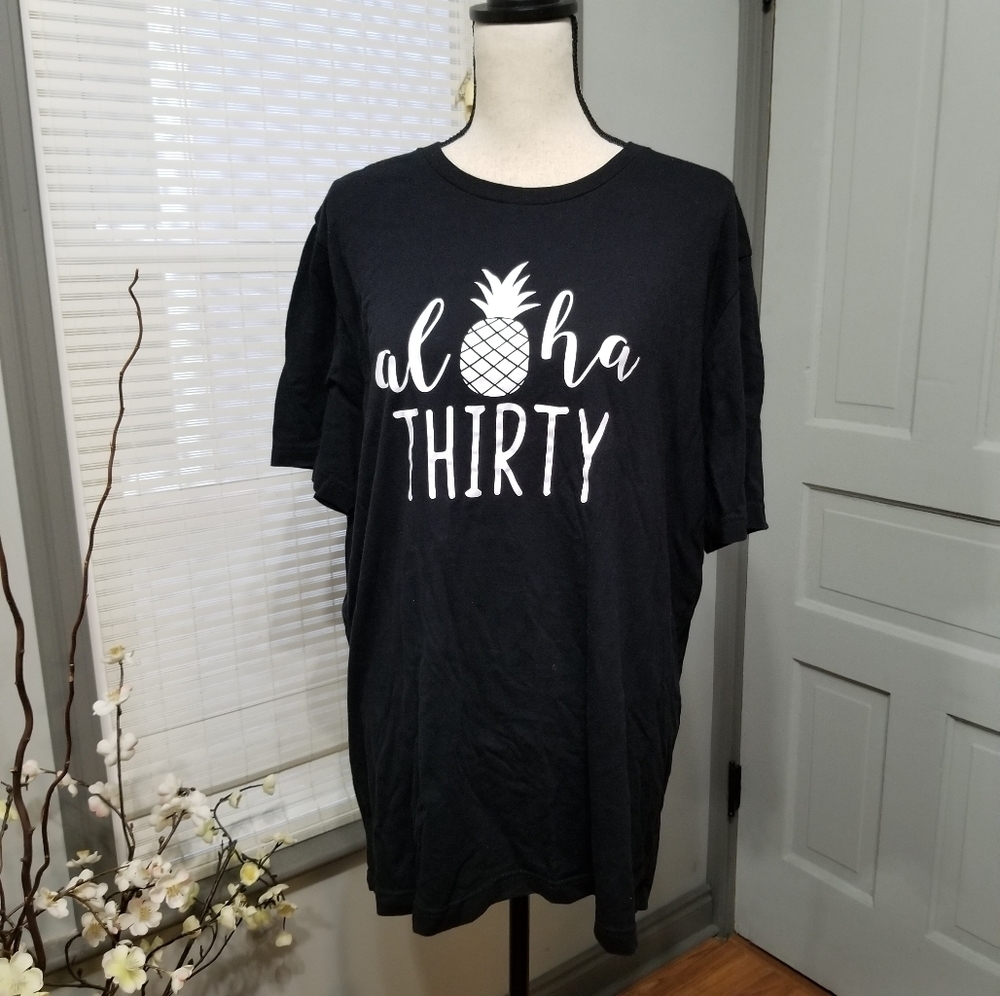 ✨ Bella Canvas NEOT Aloha Thirty Black Tee